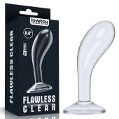 Прозрачный стимулятор простаты Flawless Clear Prostate Plug - 15 см. - Lovetoy - в Набережных Челнах купить с доставкой