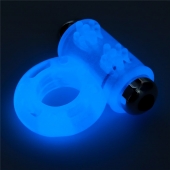 Голубое, светящееся в темноте эрекционное виброкольцо Lumino Play Vibrating Penis Ring - Lovetoy - в Набережных Челнах купить с доставкой