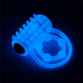 Голубое, светящееся в темноте виброкольцо Lumino Play Vibrating Penis Ring - Lovetoy - в Набережных Челнах купить с доставкой