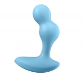 Голубой анальный вибростимулятор Deep Driver - 11,2 см. - Satisfyer - в Набережных Челнах купить с доставкой