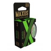 Презервативы в пластиковом кейсе MAXUS AIR Mixed - 3 шт. - Maxus - купить с доставкой в Набережных Челнах