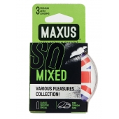 Презервативы в пластиковом кейсе MAXUS AIR Mixed - 3 шт. - Maxus - купить с доставкой в Набережных Челнах