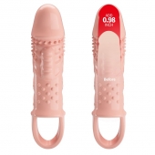 Телесная насадка с вибрацией Cecelia - 18,5 см. - Baile - в Набережных Челнах купить с доставкой