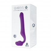Лиловый безремневой страпон Queens M - Adrien Lastic - купить с доставкой в Набережных Челнах