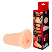 Реалистичный мастурбатор-вагина телесного цвета с вибрацией - Bior toys - в Набережных Челнах купить с доставкой