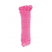 Розовая веревка для связывания Sweet Caress Rope - 10 метров - Sweet Caress - купить с доставкой в Набережных Челнах