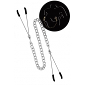 Регулируемые зажимы для сосков Sweet Caress Nipple Chain - Sweet Caress - купить с доставкой в Набережных Челнах
