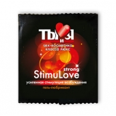 Разогревающий гель-лубрикант Stimulove Strong в одноразовой упаковке - 4 гр. - Биоритм - купить с доставкой в Набережных Челнах
