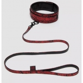 Стильный ошейник с поводком Reversible Faux Leather Collar and Lead - Fifty Shades of Grey - купить с доставкой в Набережных Челнах