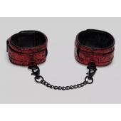 Красно-черные оковы Reversible Faux Leather Ankle Cuffs - Fifty Shades of Grey - купить с доставкой в Набережных Челнах