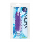 Закрытая фиолетовая насадка с пупырышками SAMURAI PENIS SLEEVE PURPLE - 14,5 см. - NMC - в Набережных Челнах купить с доставкой