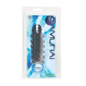 Дымчатая стимулирующая насадка с закрытой головкой SAMURAI PENIS SLEEVE BLACK - 14,5 см. - NMC - в Набережных Челнах купить с доставкой