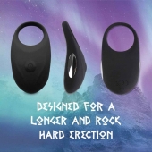 Черное эрекционное виброкольцо Thor Cockring - FeelzToys - в Набережных Челнах купить с доставкой