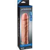 Телесная насадка Fantasy X-tensions Perfect 2  Extension - 20,3 см. - Pipedream - в Набережных Челнах купить с доставкой