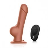Реалистичный страпон с радиоуправлением Remote Control Realistic - 21 см. - Pegasus - купить с доставкой в Набережных Челнах