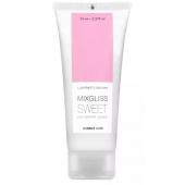 Смазка на водной основе Mixgliss Sweet с ароматом бабл-гам - 70 мл. - Mixgliss - купить с доставкой в Набережных Челнах