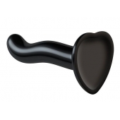 Черный фаллоимитатор-насадка Strap-On-Me P G spot Dildo size S - 16,4 см. - Strap-on-me - купить с доставкой в Набережных Челнах