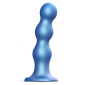 Голубая насадка Strap-On-Me Dildo Plug Balls size S - Strap-on-me - купить с доставкой в Набережных Челнах
