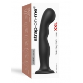Черная насадка Strap-On-Me Dildo Plug P G size XXL - Strap-on-me - купить с доставкой в Набережных Челнах