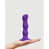 Фиолетовая насадка Strap-On-Me Dildo Geisha Balls size M - Strap-on-me - купить с доставкой в Набережных Челнах