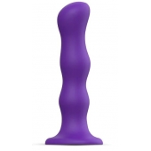 Фиолетовая насадка Strap-On-Me Dildo Geisha Balls size M - Strap-on-me - купить с доставкой в Набережных Челнах
