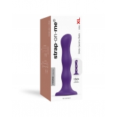 Фиолетовая насадка Strap-On-Me Dildo Geisha Balls size XL - Strap-on-me - купить с доставкой в Набережных Челнах