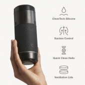 Черный мастурбатор с контролем всасывания Arcwave Pow Stroker - Arcwave - в Набережных Челнах купить с доставкой