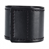 Хомут-утяжка для мошонки из искусственной кожи на липучке VELCRO BALL STRETCHER- 4 см. - BlueLine - в Набережных Челнах купить с доставкой