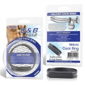 Кольцо на пенис из искусственной кожи на липучке VELCRO COCK RING - 5 см. - BlueLine - в Набережных Челнах купить с доставкой