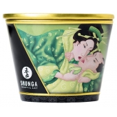 Массажная свеча Exotic Green Tea с ароматом зелёного чая - 170 мл. - Shunga - купить с доставкой в Набережных Челнах