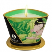Массажная свеча Exotic Green Tea с ароматом зелёного чая - 170 мл. - Shunga - купить с доставкой в Набережных Челнах