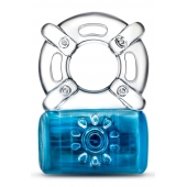 Синее эрекционное виброкольцо Pleaser Rechargeable C-Ring - Blush Novelties - в Набережных Челнах купить с доставкой