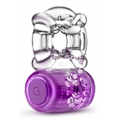 Фиолетовое эрекционное виброкольцо One Night Stand Vibrating C-Ring - Blush Novelties - в Набережных Челнах купить с доставкой