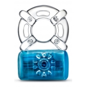 Синее эрекционное виброкольцо One Night Stand Vibrating C-Ring - Blush Novelties - в Набережных Челнах купить с доставкой