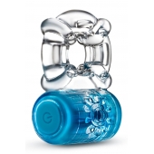 Синее эрекционное виброкольцо One Night Stand Vibrating C-Ring - Blush Novelties - в Набережных Челнах купить с доставкой