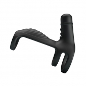 Черная вибронасадка на пенис Vibrating Penis Sling - Baile - в Набережных Челнах купить с доставкой