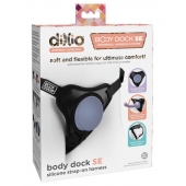 Черные трусики для страпона Body Dock SE на регулируемых ремнях - Pipedream - купить с доставкой в Набережных Челнах