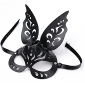 Черная ажурная маска  Зайка  с ушками - Crazy Handmade - купить с доставкой в Набережных Челнах