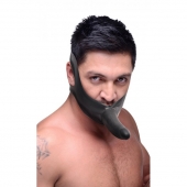 Черный кляп-страпон Masters Mini Face Fuck Strap-On - 14 см. - XR Brands - купить с доставкой в Набережных Челнах