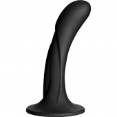 Черная изогнутая насадка Vac-U-Lock G-Spot - 16,5 см. - Doc Johnson - купить с доставкой в Набережных Челнах
