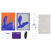 Синий анальный вибратор We-Vibe Vector+ - We-vibe - в Набережных Челнах купить с доставкой
