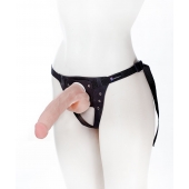 Реалистичный фаллос на поясе Harness - 20,5 см. - LOVETOY (А-Полимер) - купить с доставкой в Набережных Челнах