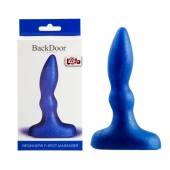 Синий анальный стимулятор Beginners p-spot massager - 11 см. - Lola Games - в Набережных Челнах купить с доставкой