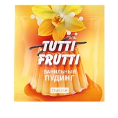 Пробник гель-смазки Tutti-frutti со вкусом ванильного пудинга - 4 гр. - Биоритм - купить с доставкой в Набережных Челнах