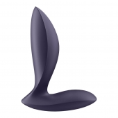Фиолетовый анальный вибростимулятор Power Plug - Satisfyer - в Набережных Челнах купить с доставкой