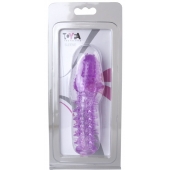 Фиолетовая насадка, удлиняющая половой член - 13,5 см. - Toyfa Basic - в Набережных Челнах купить с доставкой