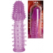 Фиолетовая насадка, удлиняющая половой член - 13,5 см. - Toyfa Basic - в Набережных Челнах купить с доставкой