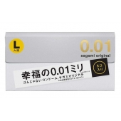 Презервативы Sagami Original 0.02 L-size увеличенного размера - 5 шт. - Sagami - купить с доставкой в Набережных Челнах