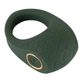 Зеленое эрекционное виброкольцо Luxurious Vibro Cock Ring - Orion - в Набережных Челнах купить с доставкой