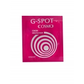 Стимулирующий интимный крем для женщин Cosmo G-spot - 2 гр. - Биоритм - купить с доставкой в Набережных Челнах